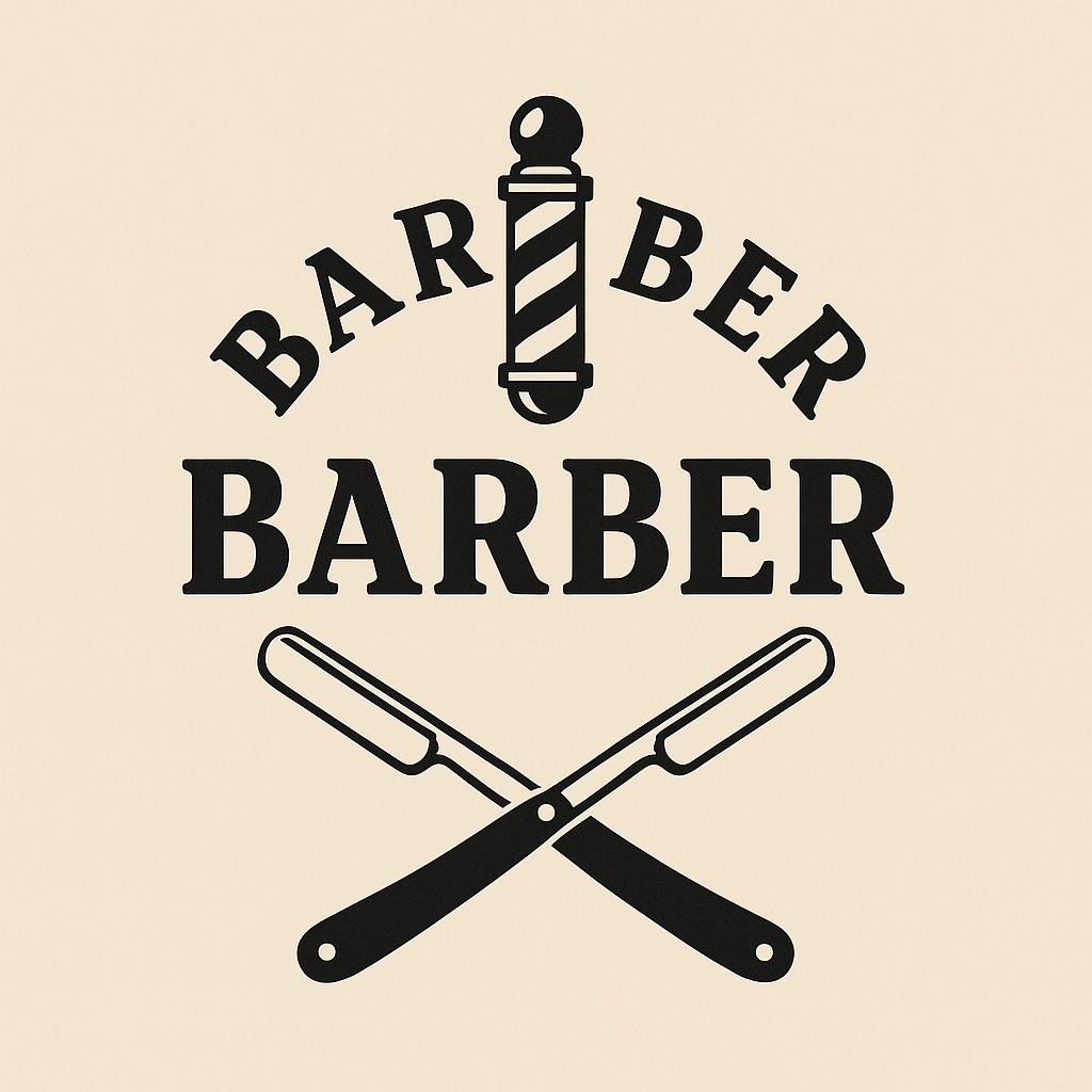 Barber cutting hair at Metro Barber Studio